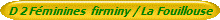 D 2 Fminines  firminy / La Fouillouse