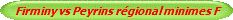 Firminy vs Peyrins rgional minimes F