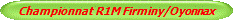 Championnat R1M Firminy/Oyonnax